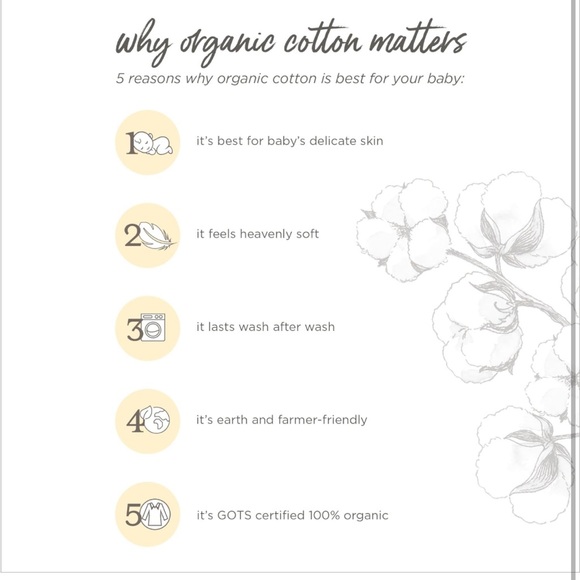 Burt's Bees Baby 100% Organic Cotton One-piece long Sleeve Footies with hats - Picture 9 of 9